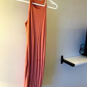 Salmon no brand maxi dress